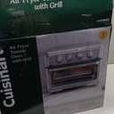 Cuisinart Air Fryer Toaster Oven, 1800W, 8-in-1 with Air Fry, Convection, Broil & Warm, 0.6 Cubic Feet, 60-Minute Timer, TOA-70NAS, Stainless Steel