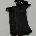 SHAPSHE Waist Trainer Corset for Women Tummy Control Sport Workout Body Shaper Vest for Women Postpartum Gym Zipper and Hooks (Small, Black)