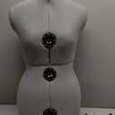 Dress Forms for Sewing, Grey Female Mannequin Adjustable Size 6-14, Pin able Model Body with 13 Dials & 360 Degree Hem Guide, Up to 75" Height Adjustable for Clothing Display (Gray)