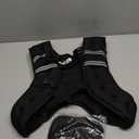 ZELUS Weighted Vest,  Weight Vest with Reflective Stripe for Workout, Strength Training, Running, Fitness, Muscle Building, Weight Loss, Weightlifting (Black) 16lb