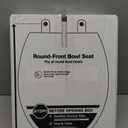 KOHLER 20111-0 Brevia, Slow Close Toilet Seat, Round Toilet Seat, Grip-Tight Bumpers Quick-Attach Hardware, White