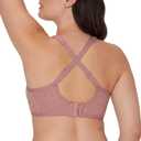 Bali Women's Underwire Lace Bra, Our Coolest Smoothing T-Shirt Bras for Women, Convertible Straps (Pink), 36D