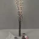 Hairui Lighted Snow Dusted Twig Tree with 200 LED Fairy Lights 4FT for Indoor Outdoor Home Thanksgiving Christmas Holiday Decoration