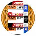 25 Feet 10/2 NM-B Cable with Ground, Orange Jacket