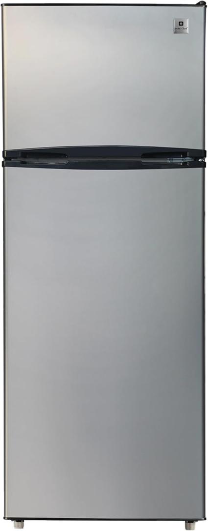 ARCTIC CHEF ACFR725AMZ6COM 2 Door Apartment Size Refrigerator with Freezer, Stainless