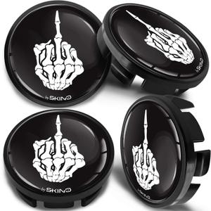 4 x 65mm Wheel Centre Alloy Hub Center Caps Compatible with VW 3B7 601 171 / 6U7 601 171 Hubcaps Black CV 22 X
