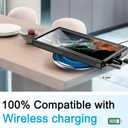 7 x Temdan for Samsung Galaxy S22 Ultra Case Waterproof, Built in Screen Protector 360 Full Body Heavy Duty Shockproof IP68 Waterproof Galaxy S22 Ultra Case for Samsung S22 Ultra 5G 6.8 inch Black