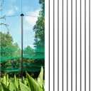 72 Inch Garden Stake Netting Support, 10PCS Heavy Duty & Rust Proof Powder Coated Steel Plant Stakes for Garden Fencing, Plant & Crop Protection from Wildlife