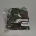 SOLY HUX Women's 2 Piece Bikini Set Ring Linked High Waisted Textured Bathing Suit Swimwear (Medium, Plain Coffee Brown)