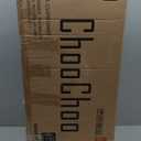 ChooChoo 51" H Tall Bathroom Floor Cabinet, Modern Bathroom Storage Cabinet with Drawer and Adjustable Shelves, Freestanding Kitchen Pantry Cupboard with 4 Doors for Living Room, Grey