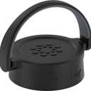 Lifefactory Classic Cap Accessory for 12, 16, and 22-Ounce Glass Bottles, Onyx Black (Oynx)