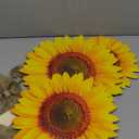 Anglechic 3 Pcs Sunflower Porch Sign Decor Summer Wooden Door Standing Decorative Rustic Porch Sign for Front Door Decor Summer Yard Sunflower Standing Blocks for Lawn
