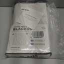 INOVADAY 100% Blackout Curtains for Bedroom, Black Out Curtains 84 Inch Long, Clip Rings Linen Blackout Drapes, Thermal Insulated Room Darkening for Living Room, 2 Panels - Beige,W50xL84