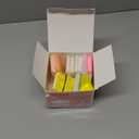 120 Pcs Facial Sponge Compressed, Luxiv 5 Colors Face Cleansing Sponge Estheticians Compressed Makeup Facial Sponge Round Wash Face Sponges for Women Compress Exfoliating Removal Sponge (Mix-color B)