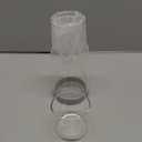 Bedside Nightstand Water Carafe and Glass Set, Night Water Carafe with Tumbler Cup, Clear Glass Mouthwash Dispenser for Bathroom, with Silicone Coaster, Heat and Cold Resistant, 18 OZ