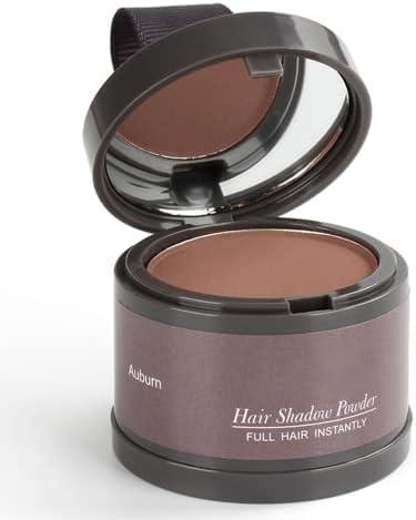Hairline Powder (Auburn) - Instantly Cover Gray Hair Roots, Hair Color Shadow, Thin Hair Touch-Up, 4g