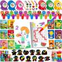 BenLouis 192 Pcs Graduation Party Favors for Kids Preschool Kindergarten Classroom Gifts Prize Coloring Books Set Bulk for Students Congrats Grad Goodie Bags Stuffers（Graduation Hat）