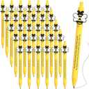 25 Set Christmas Gifts Bulk for Kids Bee Inspirational Pen Black Ink Motivational Ballpoint Pen with Positive Affirmation Christmas Gifts for Child Student Employee Teacher