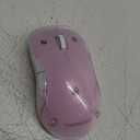 memzuoix 2.4G LED Wireless Mouse, Rechargeable Ergonomic Mouse with Detachable Cover, 1200 DPI Portable Optical Computer Mouse with USB Receiver for Laptop, PC, Desktop and MacBook, 5 Buttons-Pink