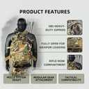 BEAUTI4U Hunting Backpack Outdoor Gear Hunting Pack, Extra Large Backpack with Waterproof Rain, Military Tactical Hiking Expandable Backpack