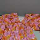 Cjfdfy Women's Long Puff Sleeve Short Romper Summer Cute Deep V Neck Flowy Tropical Beach Vacation Playsuit Resort Wear 2025 (Floral, M)