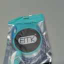 EMK 1/4 to 3.5mm Adapter, 1/4" Female to 1/8" Male Stereo Audio Adapter for Speaker,Amplifiers, Guitar, Home Theater Devices, Laptop, Headphones (6.6FT/2M)