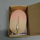 seenda Wireless Mouse, 2.4G Noiseless Mouse with USB Receiver Portable Computer Mice for PC, Tablet, Laptop, Notebook with Windows System - Gradient Pink