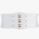 Nanxson Womens Elastic Wide Waist Band Tied Waspie Corset Obi Waist Belt PDW0077