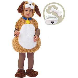 Spooktacular Creations Halloween Puppy Costume for Kids, Toddler Puppy Costume for Baby Halloween Animal Dress Up Party, Size 12-18