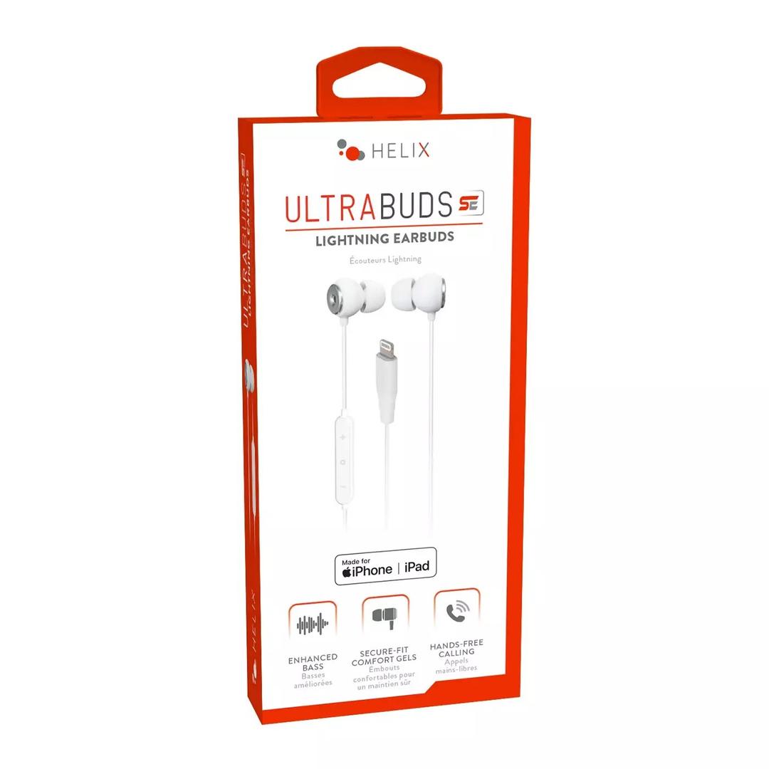 Helix Ultrabuds USB-C Earbuds White