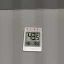 La Crosse Technology 314-519 Digital Window Battery Operated Thermometer with Daily Records (2.57 x 0.83 x 3.52, Silver)