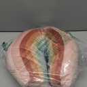 Menkxi Rainbow Throw Pillow Gift Boho Classroom Reading Corner Throw Pillow for Girls Kids Book Center Daily Affirmations Cushion Arch Shaped Motivational Home Bedroom Playroom(Classic)