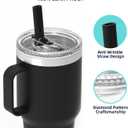 30 oz Tumbler Straw Lid - Stronghold Lid for the YETI Rambler Travel Mugs Only, Replacement Cap BPA Free (30oz Twist Lids 2 pack)