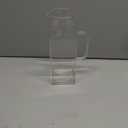 2 Quart (2 Liter 68 oz) Square Glass Pitcher with Lid and Spout, Water Pitchers with Handle for Fridge, Borosilicate Glass Carafe for Hot/Cold Drink, Large Jug for Iced Tea, Coffee,Juice,Milk,Beverage (67.6 Ounces, Clear)