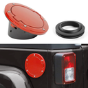 JeCar JK Fuel Filler Cover Gas Cap Aluminum Alloy Gas Tank Door Exterior Accessories for Jeep Wrangler 2007-2018 JK JKU, Ref