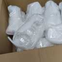 12 Pack Glass Candlestick Holders Set 4.3/6.1'' Taper Stripe Candle Holder Bulk Floral Shape Crystal Decorative Candle Stand Centerpiece for Table Valentine's Day Wedding Dining (Clear)