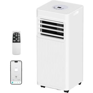 Portable Air Conditioners 16,000 BTU 5-in-1 Air Conditioner Portable Up to 850 Sq.Ft., Portable AC Unit with Cool, Fan, Dehumidifier, 24H Timer, Sleep Smart WiFi Remonte Installation Kit Included