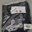 LazBlinds 100% Blackout Roller Shades, No Tools No Drill Cordless Blinds for Windows, Thermal Insulated UV Protection Privacy Window Shades for Bedroom (36''W x 72''H, Black)