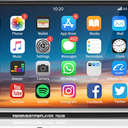 Podofo Car Stereo Double Din Car Radio 7 Inch MP5 Player with HD Touch Screen Digital Display Bluetooth Multimedia Support PhoneLink USB SD Aux-in 2 Din Autoradio with Backup Camera