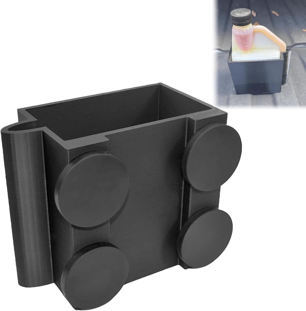 Magnetic 16oz Diesel Additive Holder  Spill-Proof, Removable Design for Hot Shots EDT/Winter Old Squeeze Bottles, Fit for Trucks, Sedans, RVs & Boats