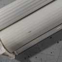 Allbright Zebra Window Blinds 15" W x 40" H Grey, Dual Layer Roller Shade, Room Darkening Shade Roll Up and Pull Down Blinds, Light Filtering Window Shades for Day and Night, Easy to Install