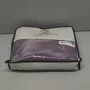 ECOCOTT Purple Duvet Cover Super Queen Size - 100% Washed Cotton Durable Soft Comfy Duvet Cover Set, 3 Pieces Duvet Cover with Zipper Closure (Purple, 98''x90'') (Lilac Purple (No Comforter))