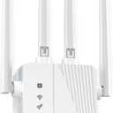 2026 WiFi Extender Signal Booster, Longest Range up to 15000 sq.ft for Home, Wireless Internet Extender with Ethernet Port, 6X Faster Speed WiFi Repeater, 1-Tap Setup, Compatible with 99% Routers
