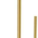 Paper Towel Holder Countertop, Standing Paper Roll Holder with Anti Slip Weighted Base, Stainless Steel Freestanding Paper Towel Holder for Kitchen, Gold