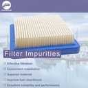 2 PCS 853333T Air Filter Elements for Mercury 115 135 150 175 200 225 HP Outboard Engines 18-7997 35-853333
