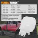 4C4Z8B379A Coolant Reservoir Tank w/Cap fits for Ford F-650 F-750 2004-2007