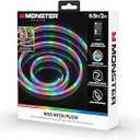 Monster 6.5 ft Multi-Color Flow Technology Neon-LED Strip, Strong Shape-it Material, Xtreme Easy Installation