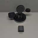 3 in 1 Charging Station for Apple Devices, Fast Charging Magsafe Charger Stand with LED Light and 20W PD Adapter, Wireless Nightstand Charger for iPhone17/16/15/14/13/12 Series,AirPods,iWatch and More