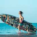 106 Inflatable Stand Up Paddle Board (SUP) for Adults and Youth with Non-Slip Deck Complete Accessories Kit, for Fishing, Yoga, Fitness & Family Fun