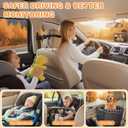 Zacro 1080P Baby Car Mirror Camera for Rear Facing Seat, USB/Type-C Port 4.3" Backseat Headrest Carseat Camera Monitor with HD Night Vision for Baby Safety in Car, 150 Wide View Angle, 360 Rotatable